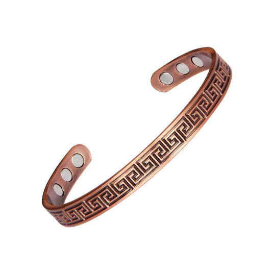 COPPER BRACELET WITH MAGNETS BLOCK DESIGN BY ATOMIC29