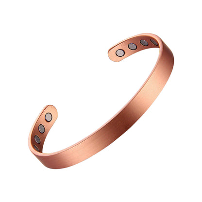 Copper Bracelet with Neodymium Magnets Classic design - Arthritis Therapy | Healing Pain Relief with storage bag - Atomic29