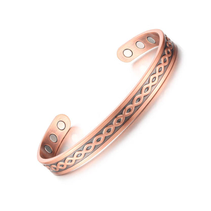 COPPER BRACELET WITH MAGNETS INFINITY DESIGN BY ATOMIC29