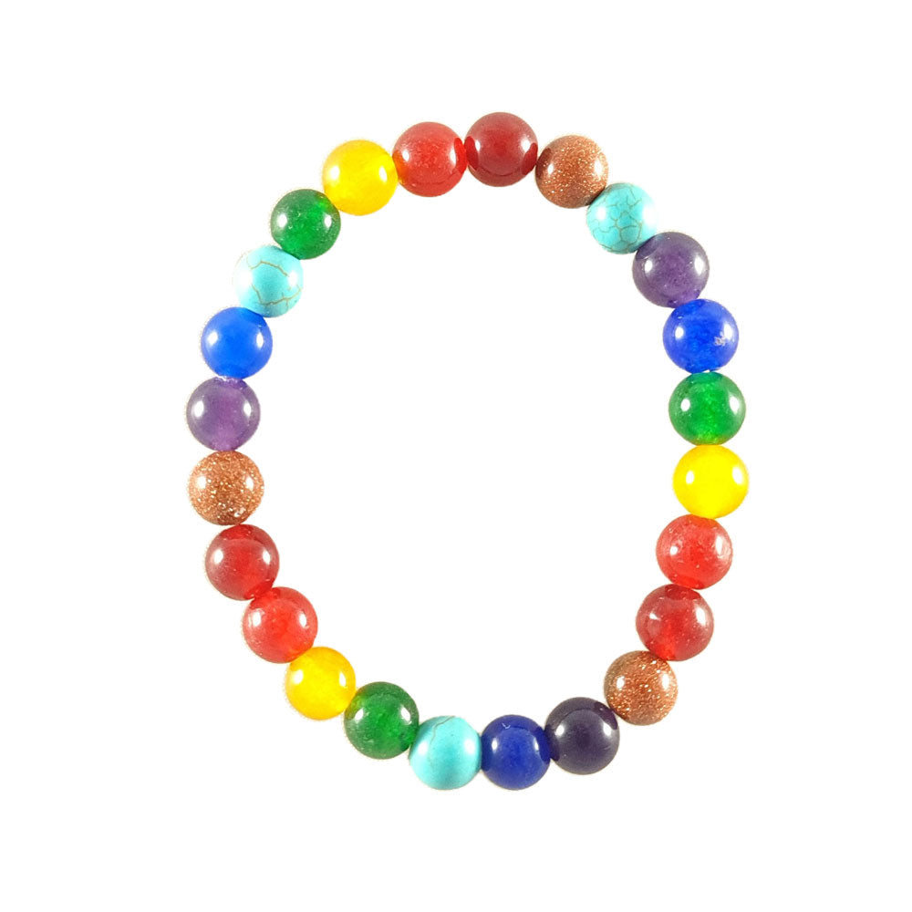 7 CHAKRA GEM STONE BRACELET