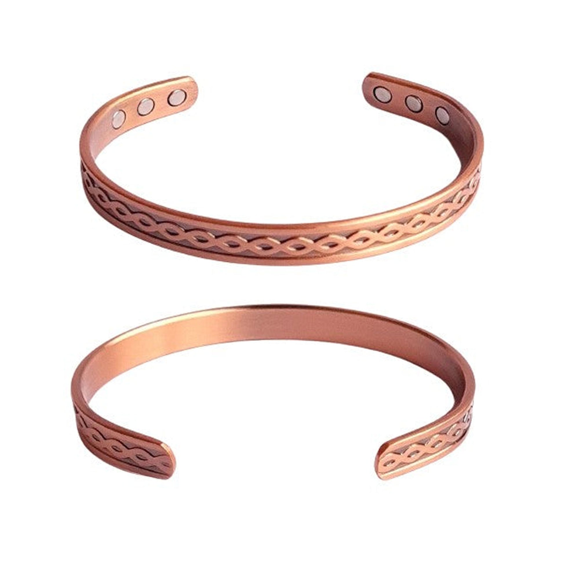 COPPER BRACELET WITH MAGNETS INFINITY DESIGN BY ATOMIC29