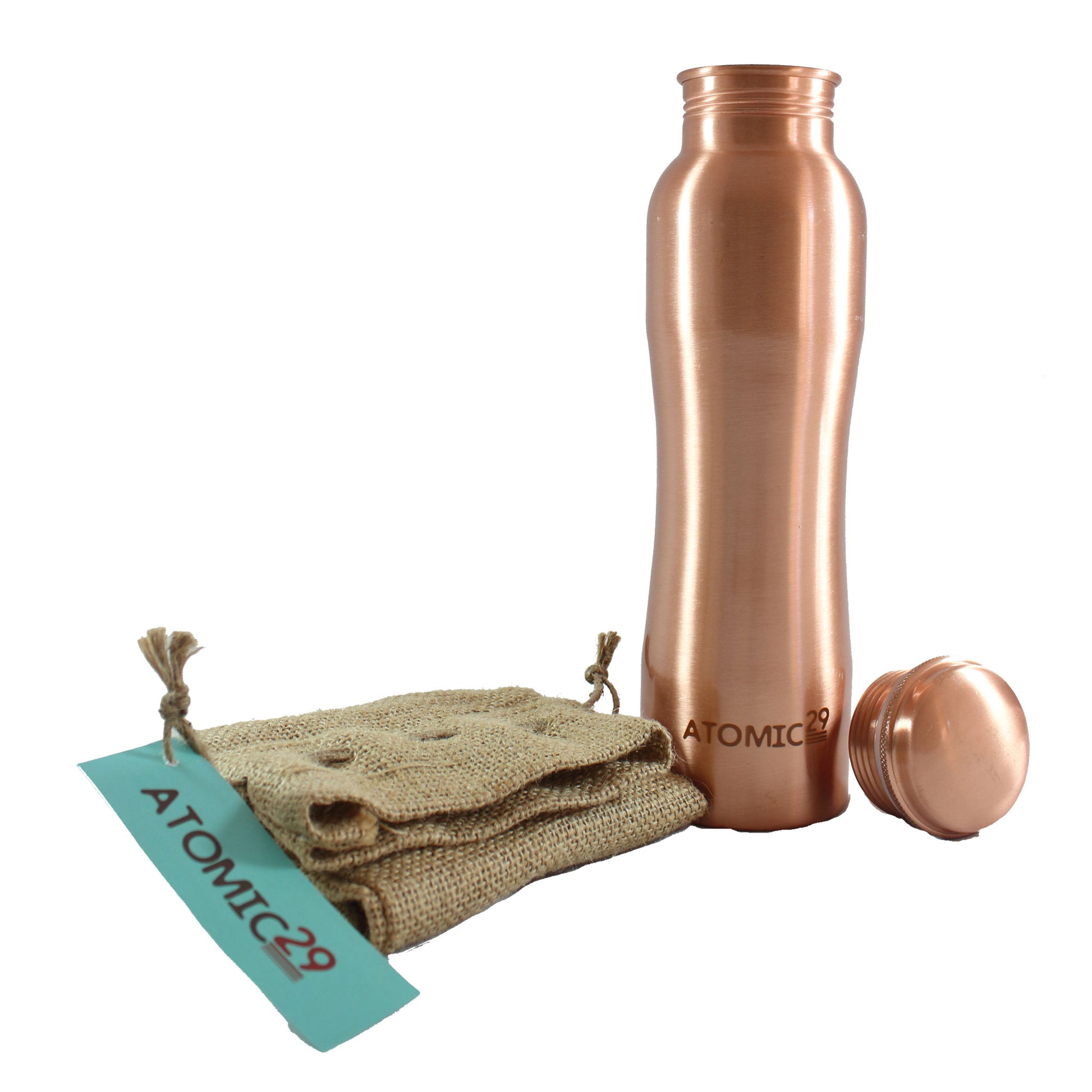 COPPER WATER BOTTLE CURVE DESIGN BY ATOMIC29