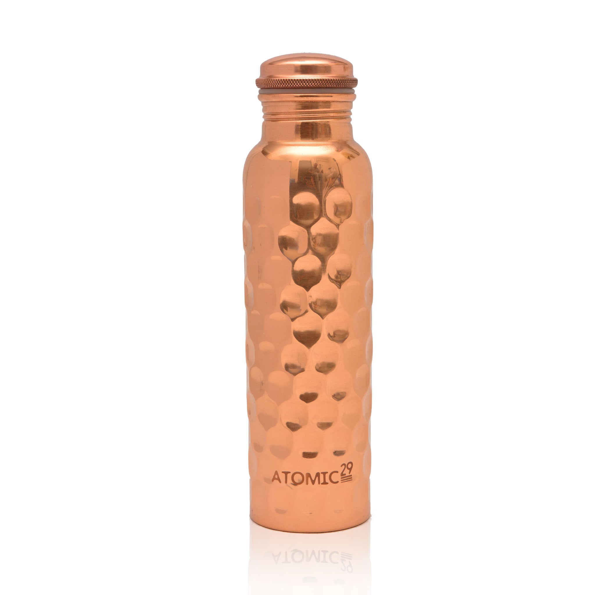 Buy Authentic Copper Water Bottle Diamond Design 950ml - 1L with carry ...