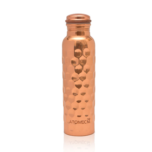 COPPER WATER BOTTLE DIAMOND DESIGN BY ATOMIC29