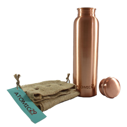 COPPER WATER BOTTLE MATTE DESIGN BY ATOMIC29