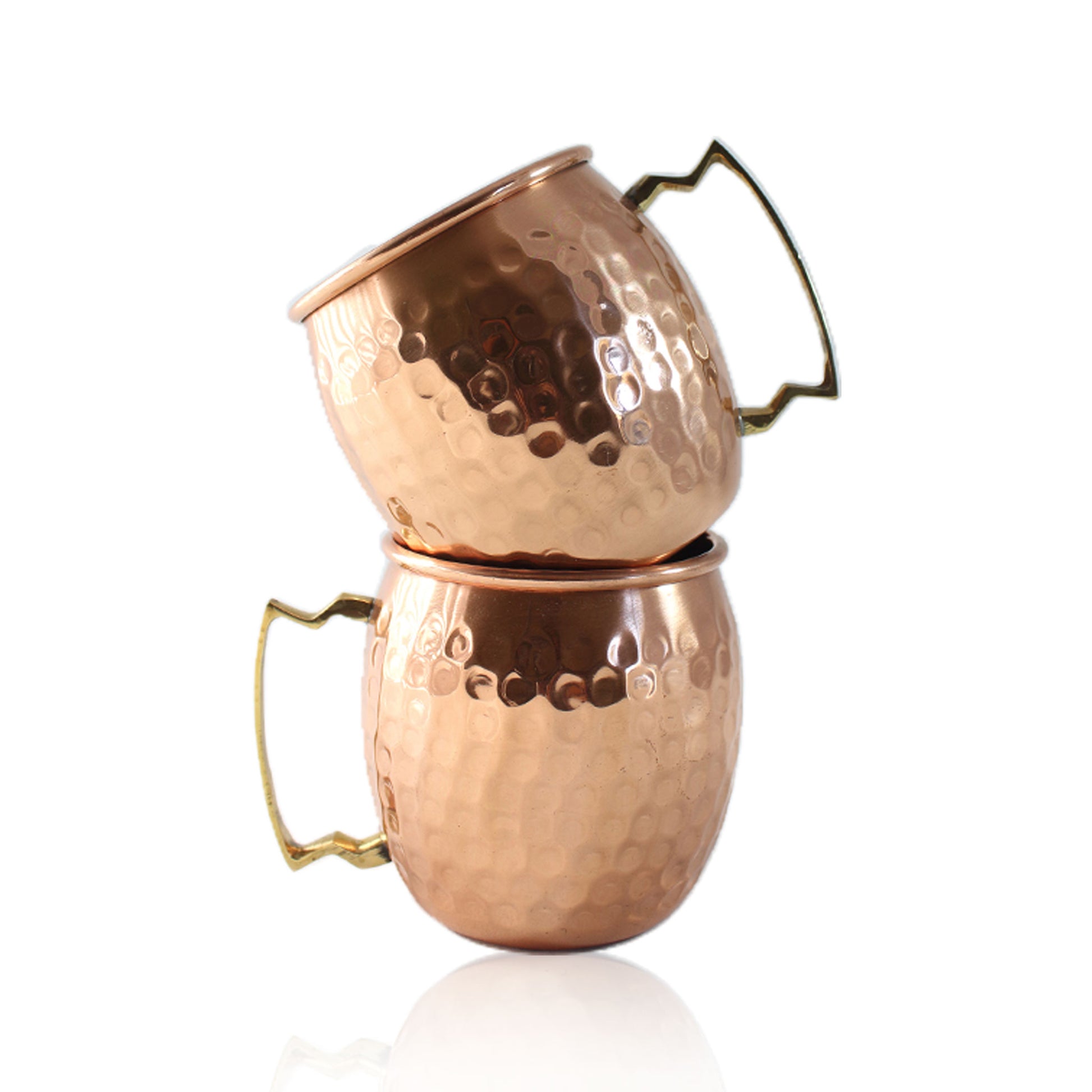 COPPER MOSCOW MULE MUGS 5 PIECES SET IN HAMMERED FINISH BY ATOMIC29